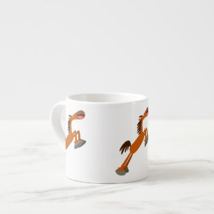 Giddyup, Horsey! Cartoon Horse Espresso Mug