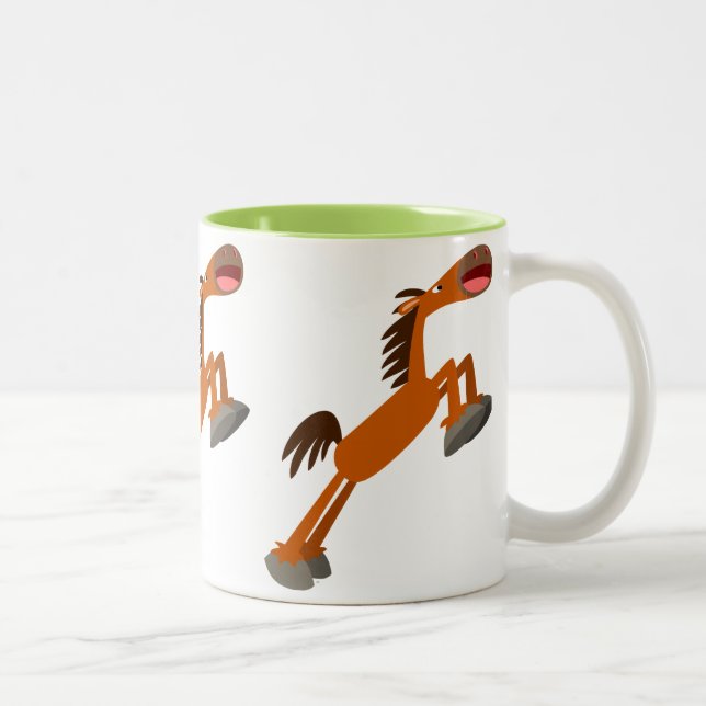 Giddyup, Horsey! Cartoon Horse Mug (Right)