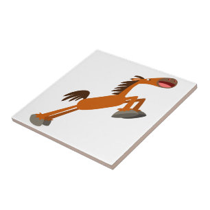 Giddyup, Horsey! Cartoon Horse Tile