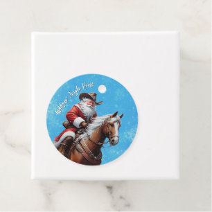 Giddyup Jingle Horse Santa Claus Christmas Gift  Favour Tags