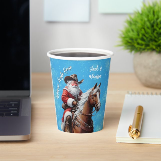 Giddyup Jingle Horse Santa Claus Christmas Gift  Paper Cups (Insitu)