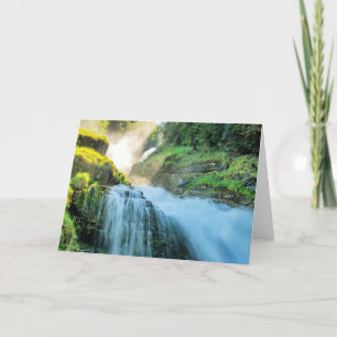 Giessbach Waterfalls, Switzerland Thank You Card