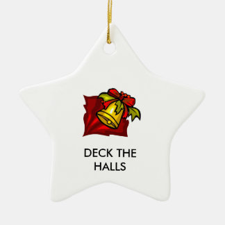 gif_10_campanula, DECK THE HALLS Ceramic Tree Decoration