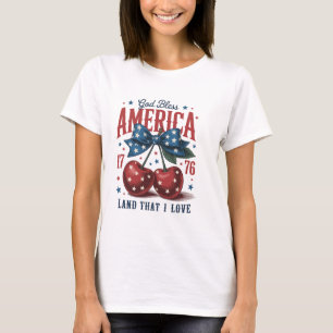 Gif Bless America The Land I Love  T-Shirt