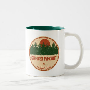 Gifford Pinchot National Forest Two-Tone Coffee Mug