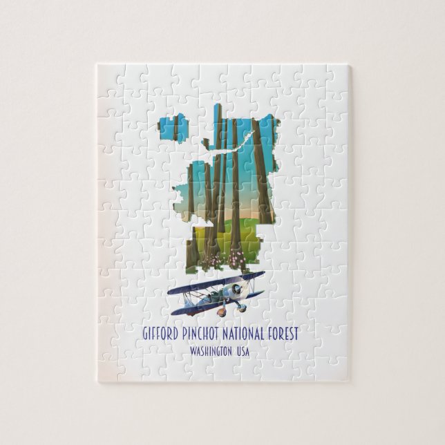 Gifford Pinchot National Forest, washington state Jigsaw Puzzle (Vertical)