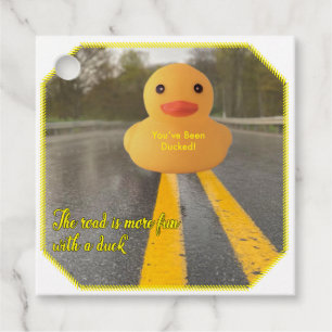 Gift a Ducky with this tag. You've Been Ducked! Favour Tags