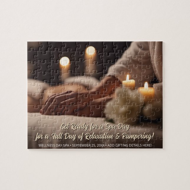 Gift a Spa Day Experience! Jigsaw Puzzle (Horizontal)