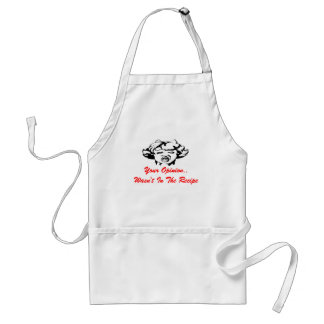 Gift Apron Lady Your Opinion Wasn't In The Recipe