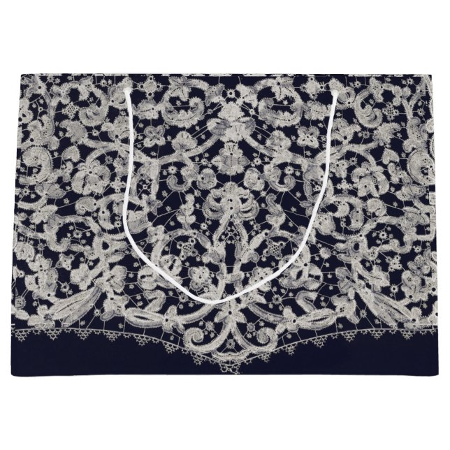 Gift Bag ANTIQUE LACE PATTERN (Front)