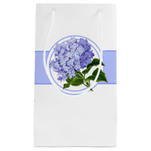 Gift Bag-Blue Hydrangea Small Gift Bag
