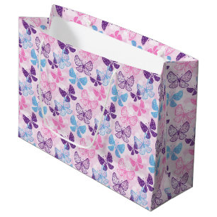 Gift Bag-Butterflies Large Gift Bag