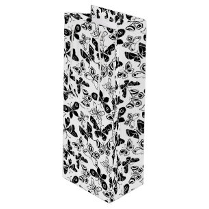 Gift Bag-Butterflies Wine Gift Bag