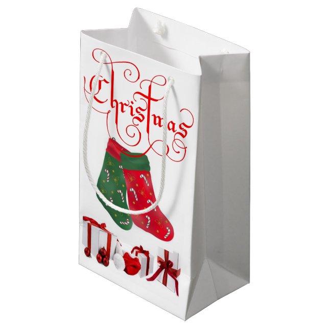 Gift Bag Christmas (Front Angled)