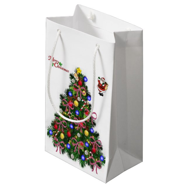 Gift Bag Christmas (Front Angled)