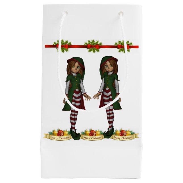 Gift Bag Christmas Elf (Front)