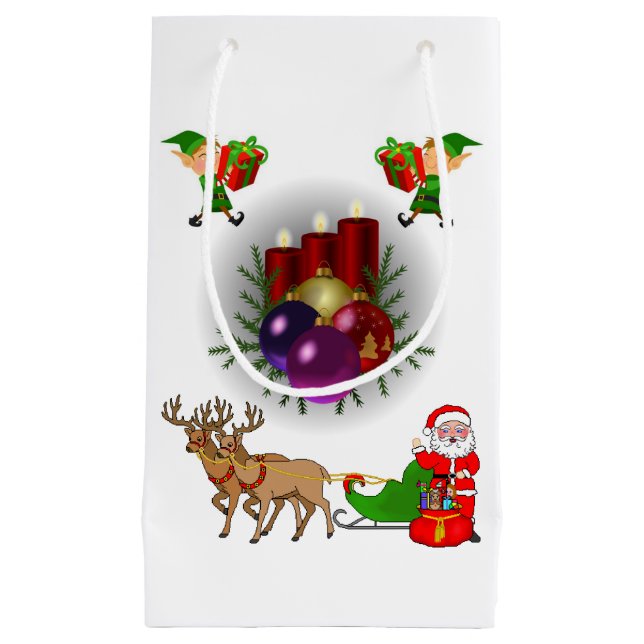 Gift Bag Christmas Elf (Front)