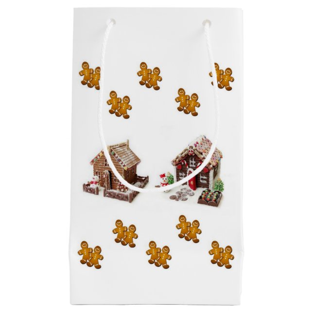 Gift Bag Christmas Gingerbread Man (Front)