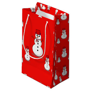 Gift Bag Christmas Snowman