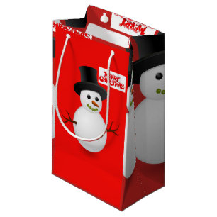Gift Bag Christmas Snowman