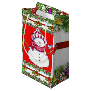 Gift Bag Christmas Snowman