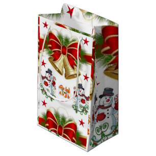 Gift Bag Christmas Snowman
