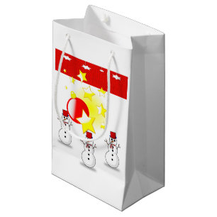 Gift Bag Christmas Snowman