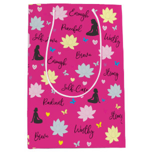 Gift Bag Empowerment Lotus Floral Design