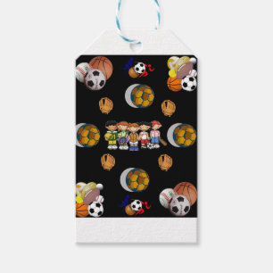 Gift Bag Football Sports Gift Tags
