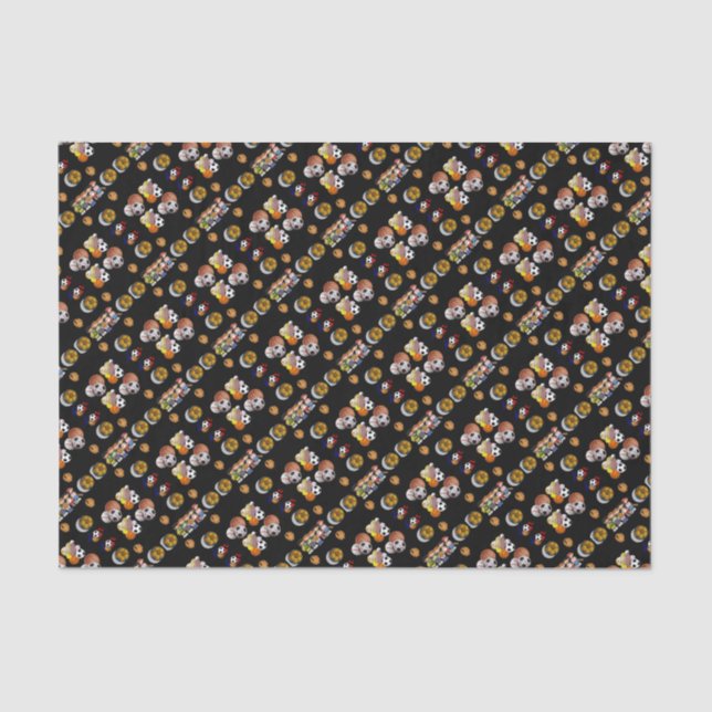 Gift Bag Football Sports Tissue Paper (Front)