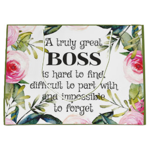 Gift Bag for Boss Christmas Principal Team Office 