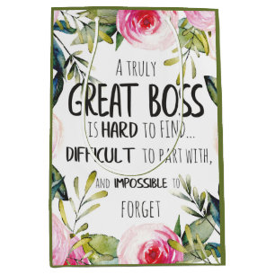 Gift Bag for Boss Christmas Principal Team Office 