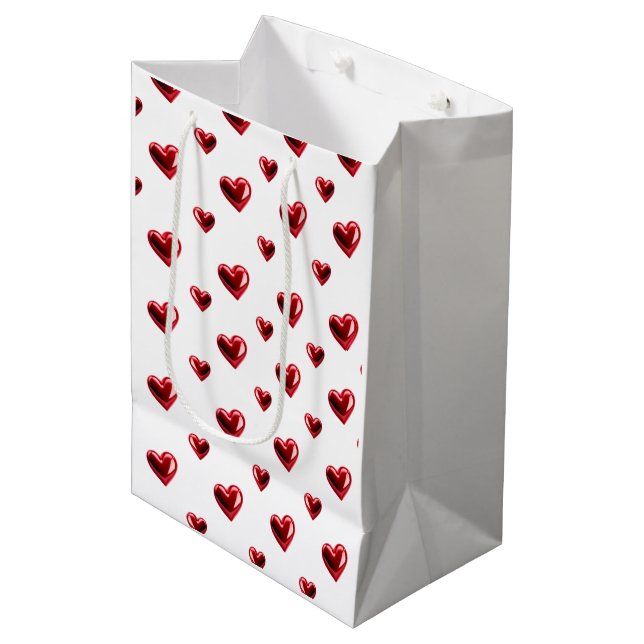 Gift Bag Hearts (Front Angled)