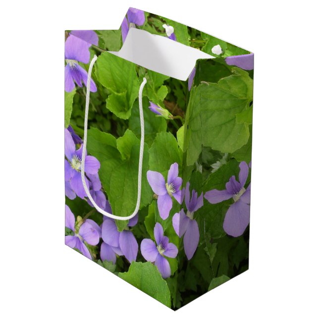 Gift Bag - Herb Violets (Front Angled)