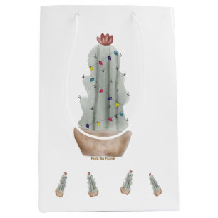 Gift Bag Holiday Cactus