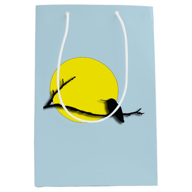 Gift Bag - Hummingbird Silhouette (Front)