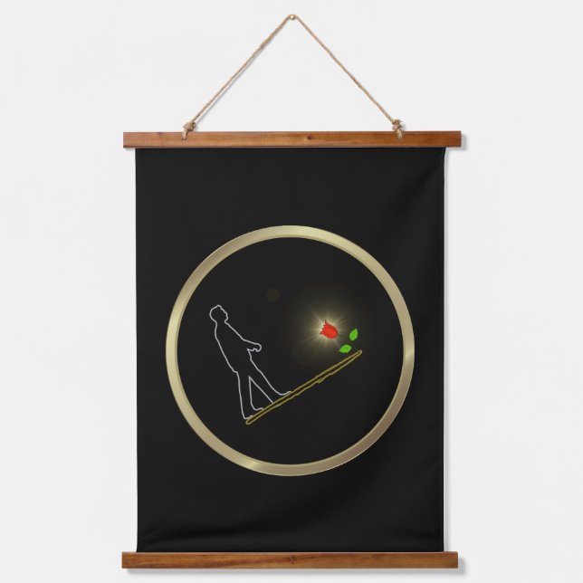 Gift Bag minimal art Hanging Tapestry (Front)