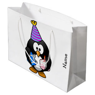 Gift Bag. Penguin. Large Gift Bag