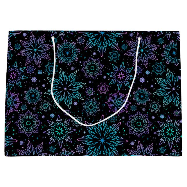 Gift bag "Snowflakes" (Front)