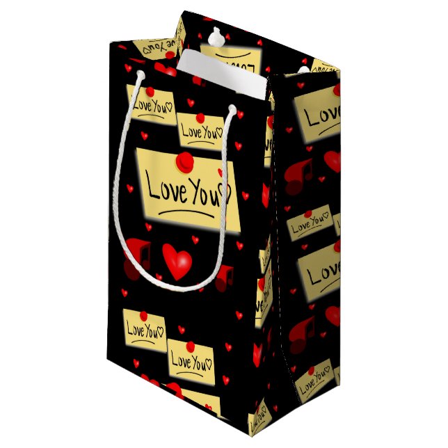 Gift Bag Valentine's (Front Angled)