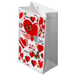 Gift Bag Valentine's Butterfly