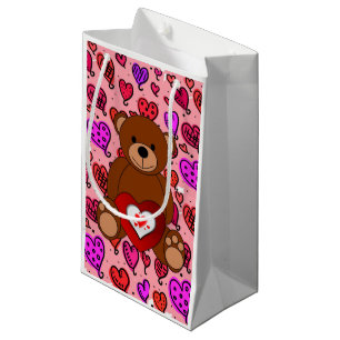Gift Bag Valentine's Teddy Bear