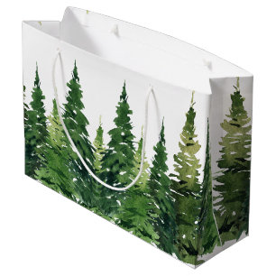 Gift Bag - Watercolor Forest