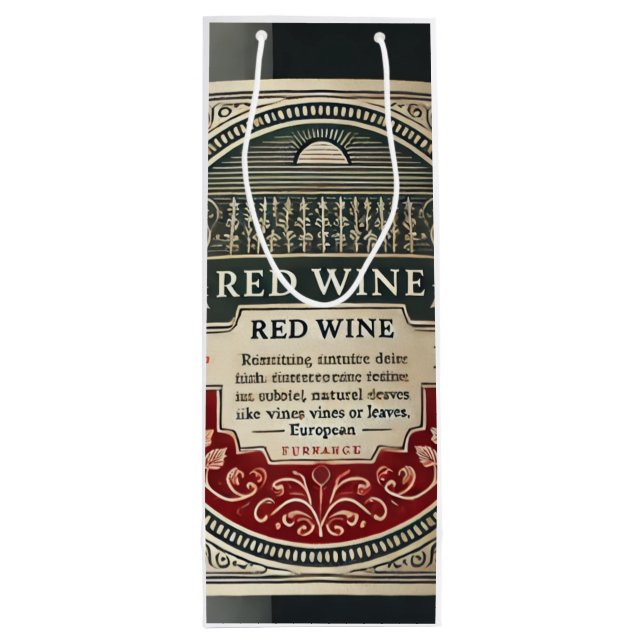 Gift Bag - Wine (Back)