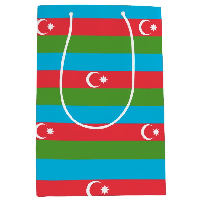 Gift Bag with Azerbaijan flag (Front)