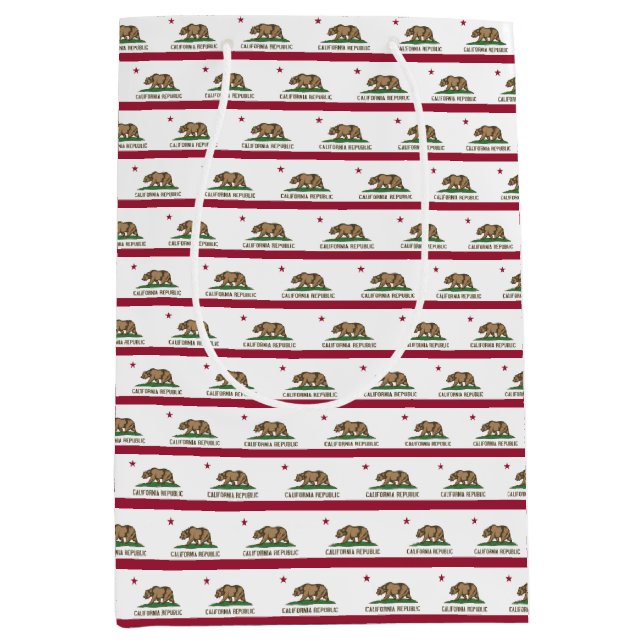 Gift Bag with California flag, USA (Front)