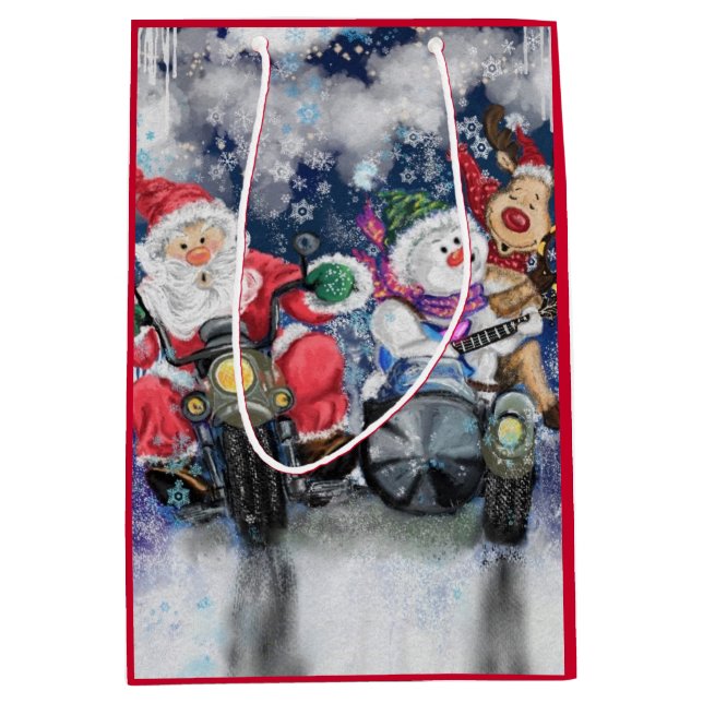 Gift Bag with Christmas Friends (Front)