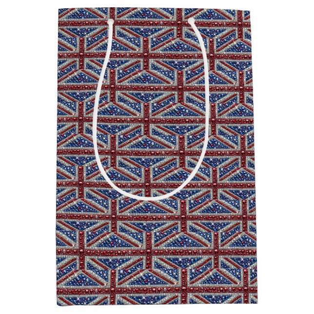 Gift Bag with colors of United Kingdom flag (Front)