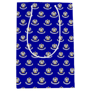 Gift Bag with flag of Louisiana State, USA