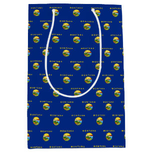Gift Bag with flag of Montana, USA